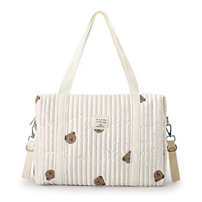 SONARIN Brodé Sac à Langer pour Bébé Fourre-tout,Grande Capacité Coton Sac Bandoulière à Langer Élégant Sac de Maternité Sac à Couches de Voyage avec 2 Crochets de Poussette SONARIN Brodé Sac à Langer pour Bébé Fourre-tout,Grande Capacité Coton Sac Bandoulière à Langer Élégant Sac de Maternité Sac à Couches de Voyage avec 2 Crochets de Poussette