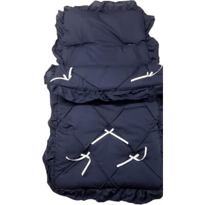 LSM Chancelière Cosy Toes Cosytoes pour poussette en polycoton, ajustement universel (bleu) LSM Chancelière Cosy Toes Cosytoes pour poussette en polycoton, ajustement universel (bleu)