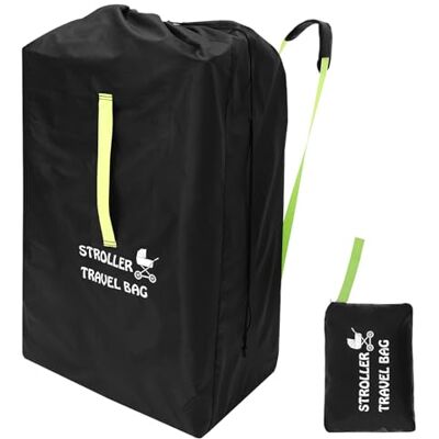 VAVPUP Sac de transport pour poussette Tissu Oxford Grand sac de voyage pour sièges auto Housse de protection avec cordon de serrage et large bandoulière Grand rangement pour voyage en avion VAVPUP Sac de transport pour poussette Tissu Oxford Grand sac de voyage pour sièges auto Housse de protection avec cordon de serrage et large bandoulière Grand rangement pour voyage en avion