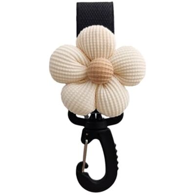 Kelisdi Crochet à breloques en forme de fleur pour landau Organisateur de chariot pour poussette Accessoires de suspension pour sac de courses Kelisdi Crochet à breloques en forme de fleur pour landau Organisateur de chariot pour poussette Accessoires de suspension pour sac de courses