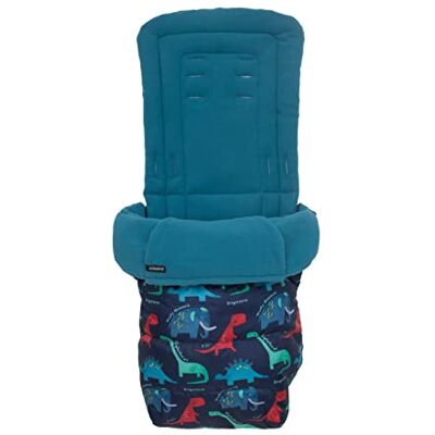 Cosatto Chancelière universelle – Confortable Toes, toutes saisons matelassé de luxe pour landau, poussette, doublure de doublure de poussette, lavable, avec poche kangourou pour les mains, D Is For Dino Cosatto Chancelière universelle – Confortable Toes, toutes saisons matelassé de luxe pour landau, poussette, doublure de doublure de poussette, lavable, avec poche kangourou pour les mains, D Is For Dino
