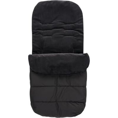 Lorelli Chancelière d'hiver pour bébé 95 x 48 cm Sac thermique Manchon universel pour l'hiver Noir Lorelli Chancelière d'hiver pour bébé 95 x 48 cm Sac thermique Manchon universel pour l'hiver Noir