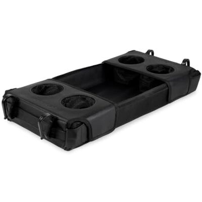 WONDERFOLD Plateau à goûter flexible pour poussette W4 avec porte-gobelets convertibles et parois latérales réglables pour maximiser l'espace, facile à installer, facile à nettoyer WONDERFOLD Plateau à goûter flexible pour poussette W4 avec porte-gobelets convertibles et parois latérales réglables pour maximiser l'espace, facile à installer, facile à nettoyer