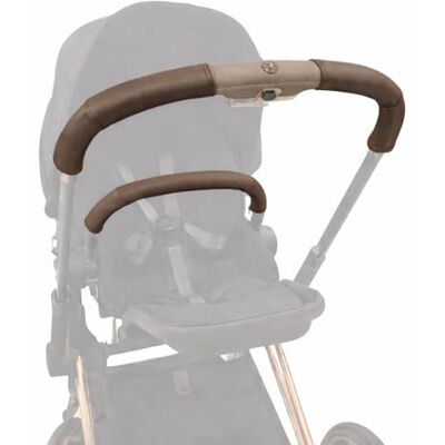 PROTEC TIF Housses de guidon en similicuir Compatibles avec CYBEX PRIAM Protection élégante Fabriquées sur mesure en Espagne (marron foncé) PROTEC TIF Housses de guidon en similicuir Compatibles avec CYBEX PRIAM Protection élégante Fabriquées sur mesure en Espagne (marron foncé)