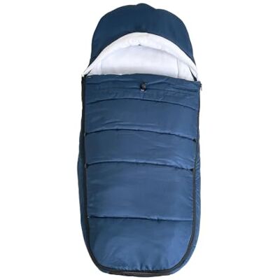 Brogtorl Chancelière universelle pour poussette Compatible avec Babyzen YOYO/YOYO2, Stokke YOYO3 et Bugaboo, Tissu anti-vent et isolant, Nettoyage facile (bleu) Brogtorl Chancelière universelle pour poussette Compatible avec Babyzen YOYO/YOYO2, Stokke YOYO3 et Bugaboo, Tissu anti-vent et isolant, Nettoyage facile (bleu)
