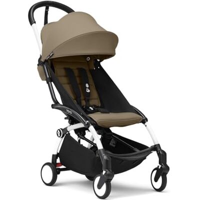 Stokke Poussette YOYO3 6+ Cadre blanc + pack couleur 6+ Toffee + capote Pliage facile, légère et compacte Compatible bagage cabine Stokke Poussette YOYO3 6+ Cadre blanc + pack couleur 6+ Toffee + capote Pliage facile, légère et compacte Compatible bagage cabine