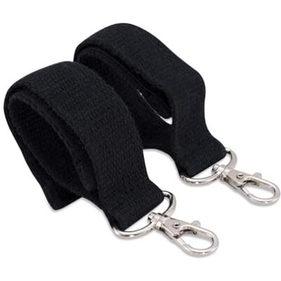 JYOKO Kids Crochets d'ancrage réglables et multifonctionnels, accessoire pour sacs de poussette, clips de poussette rotatifs à 360°, 2 pièces (noir) JYOKO Kids Crochets d'ancrage réglables et multifonctionnels, accessoire pour sacs de poussette, clips de poussette rotatifs à 360°, 2 pièces (noir)