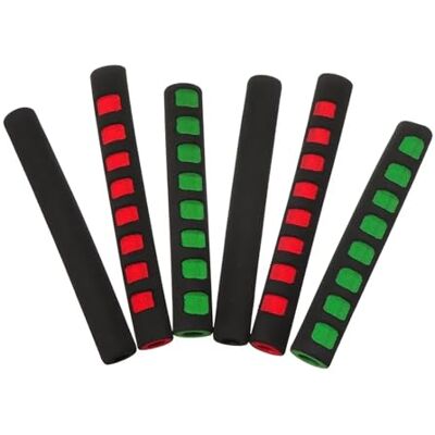 Xinglongs Lot de 5 paires de housses de poignée de poussette autocollantes en mousse EVA hautement élastique (noir) Xinglongs Lot de 5 paires de housses de poignée de poussette autocollantes en mousse EVA hautement élastique (noir)