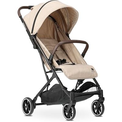 Deryan Poussette de voyage Rolo de luxe Pour enfants de la naissance jusqu'à 22 kg Avec fonction couchage Ultra légère 7,5 kg Pliable d'une seule main UPF 50+ Panier jusqu'à 3 kg (nougat) Deryan Poussette de voyage Rolo de luxe Pour enfants de la naissance jusqu'à 22 kg Avec fonction couchage Ultra légère 7,5 kg Pliable d'une seule main UPF 50+ Panier jusqu'à 3 kg (nougat)