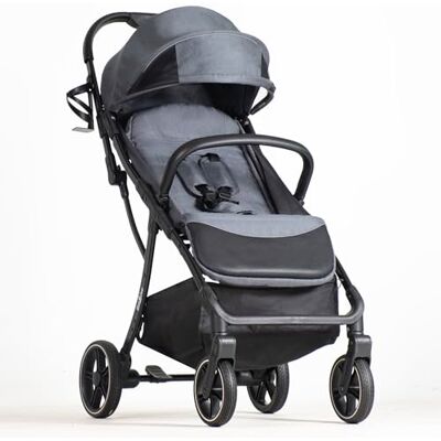bebe2luxe Poussette canne Okto : compacte de la naissance à 4 ans (22kg) gris bebe2luxe Poussette canne Okto : compacte de la naissance à 4 ans (22kg) gris