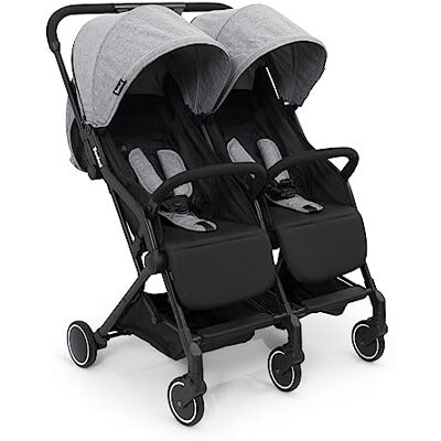 Baninni Poussette Double Adige Gris Baninni Poussette Double Adige Gris