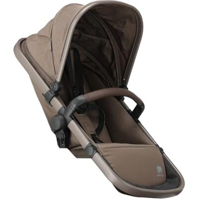 Deryan Deuxième siège pour poussette Evy V2 Deuxième siège Coussin d'assise avec ceinture de sécurité à 5 points 4 positions de couchage réglables De la naissance jusqu'à environ 4 ans Deryan Deuxième siège pour poussette Evy V2 Deuxième siège Coussin d'assise avec ceinture de sécurité à 5 points 4 positions de couchage réglables De la naissance jusqu'à environ 4 ans