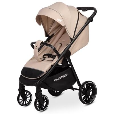 CARETERO best for babies CARETERO Poussette Agil – Légère avec Dossier Inclinable, Canopy et Panier de Rangement – avec Harnais de Sécurité, Poignée Réglable et Habillage Pluie – Pour tout-petits – Couleur Latte CARETERO best for babies CARETERO Poussette Agil – Légère avec Dossier Inclinable, Canopy et Panier de Rangement – avec Harnais de Sécurité, Poignée Réglable et Habillage Pluie – Pour tout-petits – Couleur Latte