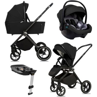 Babylux ® Poussette 4en1 GAVIA, Pliable Set De Poussettes Combinées Légères Incl. Nacelle, Buggy De Voyage, Siège Enfant I-Size, Base Auto, 4 Positions De Couchage, 0-22kg, Protection UV 50+ Babylux ® Poussette 4en1 GAVIA, Pliable Set De Poussettes Combinées Légères Incl. Nacelle, Buggy De Voyage, Siège Enfant I-Size, Base Auto, 4 Positions De Couchage, 0-22kg, Protection UV 50+