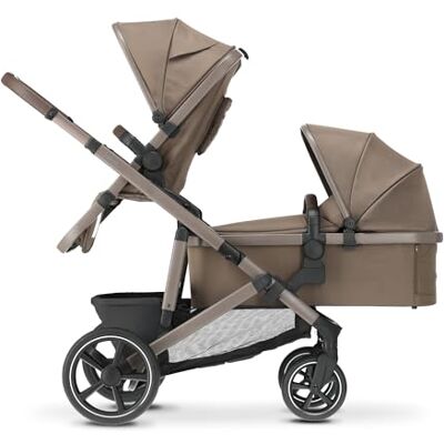 Deryan Evy V2 Poussette Duo Tandem pour 2 enfants, 0-4 ans, double duet, pour bébés et enfants d'âge préscolaire, landau jusqu'à 50 kg, poussette de voyage 2 en 1 (Hazel) Deryan Evy V2 Poussette Duo Tandem pour 2 enfants, 0-4 ans, double duet, pour bébés et enfants d'âge préscolaire, landau jusqu'à 50 kg, poussette de voyage 2 en 1 (Hazel)