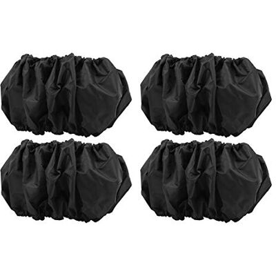 SONK Accessoire de Poussette de bébé Housse de Pluie Housse de Roue de Poussette Housse de Roue de Landau étanche(Black 4-Piece Set, Large (Single Pack)) SONK Accessoire de Poussette de bébé Housse de Pluie Housse de Roue de Poussette Housse de Roue de Landau étanche(Black 4-Piece Set, Large (Single Pack))