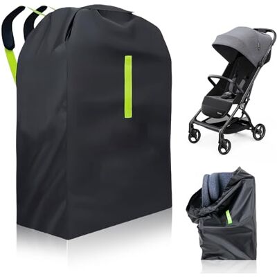 WANDGU Sac de transport pour poussette : grand sac de poussette 600D pour les voyages en avion, sac de voyage robuste Gate Check étanche, sac de rangement pour siège auto pour les voyages en avion WANDGU Sac de transport pour poussette : grand sac de poussette 600D pour les voyages en avion, sac de voyage robuste Gate Check étanche, sac de rangement pour siège auto pour les voyages en avion