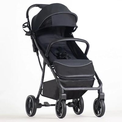 bebe2luxe Poussette canne Okto : compacte de la naissance à 4 ans (max 22kg) (Noir) bebe2luxe Poussette canne Okto : compacte de la naissance à 4 ans (max 22kg) (Noir)
