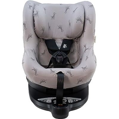 JYOKO Kids Housse en coton compatible avec Joie Spin 360 et Nuna Rebl (Giraffe, Housse Joie I-Spin 360) JYOKO Kids Housse en coton compatible avec Joie Spin 360 et Nuna Rebl (Giraffe, Housse Joie I-Spin 360)