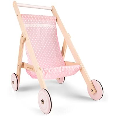 New Classic Toys - Carrozzina Per Bambole Legno - Voiture en bois pour poupées New Classic Toys - Carrozzina Per Bambole Legno - Voiture en bois pour poupées