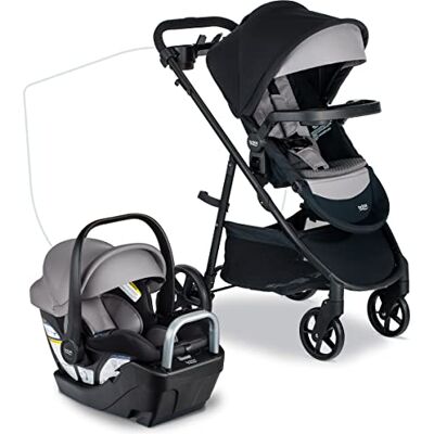 Britax Willow Brook S+ Système de voyage pour bébé, siège auto pour bébé et poussette avec base alpine, technologie ClickTy, insert et housse SafeWash, onyx graphite Britax Willow Brook S+ Système de voyage pour bébé, siège auto pour bébé et poussette avec base alpine, technologie ClickTy, insert et housse SafeWash, onyx graphite