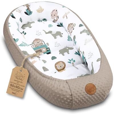 Totsy Baby Cocon douillet Bébé Nouveau-né – Nid moelleux portable et doux pour Lit Bebe Berceau Landau Poussette et Voyage – cosy chaleureux pour Fille Garçon 90x50 cm Afrique kaki Totsy Baby Cocon douillet Bébé Nouveau-né – Nid moelleux portable et doux pour Lit Bebe Berceau Landau Poussette et Voyage – cosy chaleureux pour Fille Garçon 90x50 cm Afrique kaki