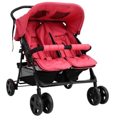 vidaXL poussette jumelle poussettes jumelles poussette double vidaXL poussette jumelle poussettes jumelles poussette double