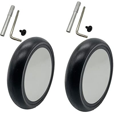 Brogtorl Accessoires de rechange pour poussette Roues arrière en caoutchouc compatibles avec Babyzen YOYO YOYA (2 roues arrière) Brogtorl Accessoires de rechange pour poussette Roues arrière en caoutchouc compatibles avec Babyzen YOYO YOYA (2 roues arrière)