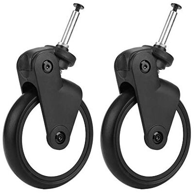 Zerodis Roues En Caoutchouc Remplacement Des Poussettes Pour Bébés Roues Avant/Arrière Accessoires Pour Chariot Yoya Vovo (1 Pair Front) Zerodis Roues En Caoutchouc Remplacement Des Poussettes Pour Bébés Roues Avant/Arrière Accessoires Pour Chariot Yoya Vovo (1 Pair Front)