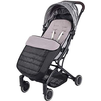 SONARIN Housse Universelle Premium Poussette Chancelière,imperméable et Coupe-Vent,Cosy Toes Doublure Polaire,pour Poussette Landau Buggy(Noir), Noir, 1 Unité (Lot de 1), Modern SONARIN Housse Universelle Premium Poussette Chancelière,imperméable et Coupe-Vent,Cosy Toes Doublure Polaire,pour Poussette Landau Buggy(Noir), Noir, 1 Unité (Lot de 1), Modern