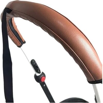 UALXPAO Housse de guidon de poussette Housse de protection en polyuréthane pour accoudoir de poussette Pour accessoires de poignée Housses de landau (marron 2) UALXPAO Housse de guidon de poussette Housse de protection en polyuréthane pour accoudoir de poussette Pour accessoires de poignée Housses de landau (marron 2)