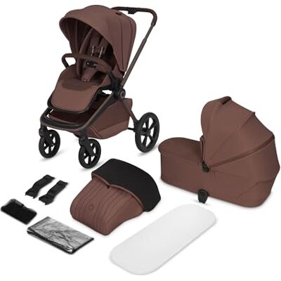 Lionelo Freya 2 en 1 Poussette Combinée Bébé : Nacelle Pliable + Poussette (0–4 ans, jusqu’à 22 kg), Roues PU Amorties, Dossier XXL, Réversible, Ventilation 3D, UPF50+, Travel System avec Accessoires Lionelo Freya 2 en 1 Poussette Combinée Bébé : Nacelle Pliable + Poussette (0–4 ans, jusqu’à 22 kg), Roues PU Amorties, Dossier XXL, Réversible, Ventilation 3D, UPF50+, Travel System avec Accessoires