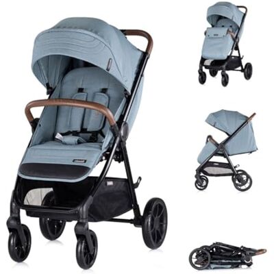 Chipolino Poussette Ultera Buggy pliable Panier Suspension Frein de roue arrière, coloris:bleu Chipolino Poussette Ultera Buggy pliable Panier Suspension Frein de roue arrière, coloris:bleu
