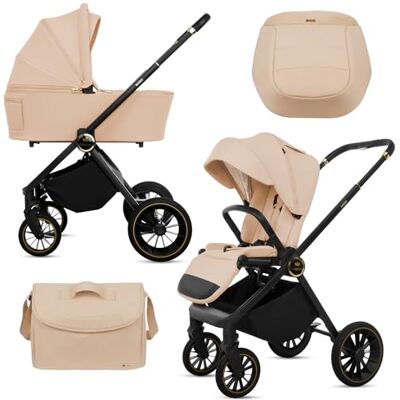 Babylux ® Poussette 2en1 Rosso, Pliable Set De Poussettes Combinées Légères Avec Nacelle, Siège Sport Buggy, Sac À Langer Et Autres Accessoires, 4 Positions De Couchage, 0-22kg (0-4 Ans), Protection UV Babylux ® Poussette 2en1 Rosso, Pliable Set De Poussettes Combinées Légères Avec Nacelle, Siège Sport Buggy, Sac À Langer Et Autres Accessoires, 4 Positions De Couchage, 0-22kg (0-4 Ans), Protection UV