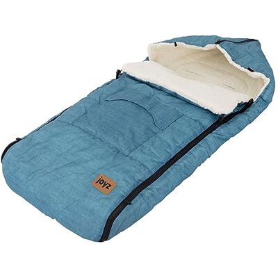 Joyz Chancelière pour Bébé, Polyester, Bleu Jeans, Sac de Couchage Universelle, Fermeture Éclair, Résistante aux Intempéries, Picots Antidérapants, Couverture Douillette d'Hiver, Poussette/Siège Auto Joyz Chancelière pour Bébé, Polyester, Bleu Jeans, Sac de Couchage Universelle, Fermeture Éclair, Résistante aux Intempéries, Picots Antidérapants, Couverture Douillette d'Hiver, Poussette/Siège Auto