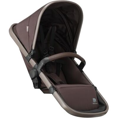Deryan Deuxième siège pour poussette Evy V2 Deuxième siège Coussin d'assise avec ceinture de sécurité à 5 points 4 positions de couchage réglables De la naissance jusqu'à environ 4 ans Deryan Deuxième siège pour poussette Evy V2 Deuxième siège Coussin d'assise avec ceinture de sécurité à 5 points 4 positions de couchage réglables De la naissance jusqu'à environ 4 ans