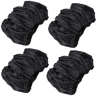 Zerodis Bébé Landau Poussette à la poussière Housse Protection Anti-Poussière Couvertures de protection des roues 4 Housse de Pluie de Enfant Bébé Poussette Landau étanche protection UV Accessoires (Noir)(L) Zerodis Bébé Landau Poussette à la poussière Housse Protection Anti-Poussière Couvertures de protection des roues 4 Housse de Pluie de Enfant Bébé Poussette Landau étanche protection UV Accessoires (Noir)(L)