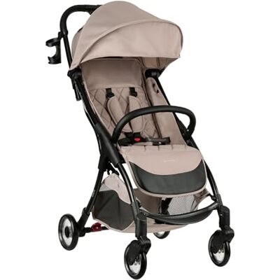 Kikka Boo Kikkaboo Poussette Cloe jusqu'à 22 kg Cadre en aluminium pliable Porte-gobelet Couleur : marron clair Kikka Boo Kikkaboo Poussette Cloe jusqu'à 22 kg Cadre en aluminium pliable Porte-gobelet Couleur : marron clair