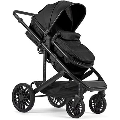 Lejoux Avant Baby Système de voyage pour poussette – Poussette pliable plus grande avec nacelle, harnais à 5 points, siège réglable, panier surdimensionné et pliage à une main – Roues pivotantes et Lejoux Avant Baby Système de voyage pour poussette – Poussette pliable plus grande avec nacelle, harnais à 5 points, siège réglable, panier surdimensionné et pliage à une main – Roues pivotantes et