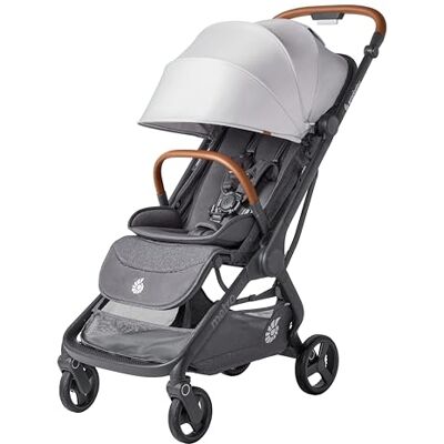 Ergobaby Metro3 Deluxe Kinderwagen Buggy mit Liegefunktion, Baby-Buggy ab Geburt bis 22kg (0-4 Jahre), Einhändig Zusammenklappbar und Autositz Kompatibel, Pearl Grey Ergobaby Metro3 Deluxe Kinderwagen Buggy mit Liegefunktion, Baby-Buggy ab Geburt bis 22kg (0-4 Jahre), Einhändig Zusammenklappbar und Autositz Kompatibel, Pearl Grey