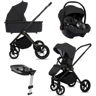 Babylux ® Poussette 4en1 BOLDO, Pliable Set De Poussettes Combinées Légères Incl. Nacelle, Buggy De Voyage, Siège Enfant I-Size, Base Auto, 4 Positions De Couchage, 0-22kg, Protection UV 50+ Babylux ® Poussette 4en1 BOLDO, Pliable Set De Poussettes Combinées Légères Incl. Nacelle, Buggy De Voyage, Siège Enfant I-Size, Base Auto, 4 Positions De Couchage, 0-22kg, Protection UV 50+