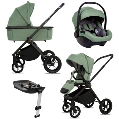 Babylux ® Poussette 4en1 BOLDO, Pliable Set De Poussettes Combinées Légères Incl. Nacelle, Buggy De Voyage, Siège Enfant I-Size, Base Auto, 4 Positions De Couchage, 0-22kg, Protection UV 50+ Babylux ® Poussette 4en1 BOLDO, Pliable Set De Poussettes Combinées Légères Incl. Nacelle, Buggy De Voyage, Siège Enfant I-Size, Base Auto, 4 Positions De Couchage, 0-22kg, Protection UV 50+