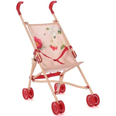 Roma RHS Poussette parapluie pour poupée Flora à partir de 2 ans, modèle Flora, tissu recyclé respectueux de l'environnement, pour poupées jusqu'à 42 cm Roma RHS Poussette parapluie pour poupée Flora à partir de 2 ans, modèle Flora, tissu recyclé respectueux de l'environnement, pour poupées jusqu'à 42 cm
