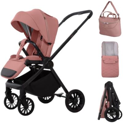 Babylux Poussette de Voyage SCALE avec Fonction Allongée, Couleur: Eosin Poussette, Petite Et Légère, Poignée Télescopique, Pliage Compact, Sac À Langer, Sac De Voyage Et Autres Accessoires Babylux Poussette de Voyage SCALE avec Fonction Allongée, Couleur: Eosin Poussette, Petite Et Légère, Poignée Télescopique, Pliage Compact, Sac À Langer, Sac De Voyage Et Autres Accessoires
