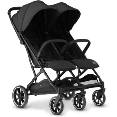 Deryan Rolo X2 XL Poussette 2 en 1 Pliable De la naissance à 4 ans Charge maximale : 22 kg Compact et pliable Noir Deryan Rolo X2 XL Poussette 2 en 1 Pliable De la naissance à 4 ans Charge maximale : 22 kg Compact et pliable Noir