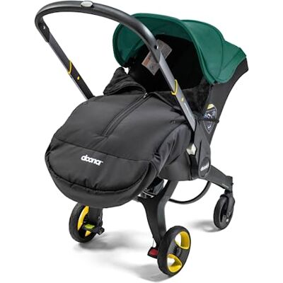 Doona Housse d'hiver pour bébé – Résistante aux intempéries et lavable en machine – Noir Doona Housse d'hiver pour bébé – Résistante aux intempéries et lavable en machine – Noir