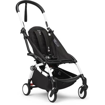 Stokke YOYO3 châssis blanc Comprend harnais 5 points, dossier inclinable, capote extensiblee, bandoulière rembourrée et housse de protection Pack couleur non inclus Stokke YOYO3 châssis blanc Comprend harnais 5 points, dossier inclinable, capote extensiblee, bandoulière rembourrée et housse de protection Pack couleur non inclus
