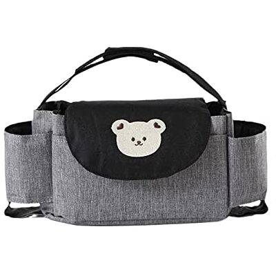 Uqezagpa Organiseur portable pour poussette de bébé, porte-gobelet, sacs momie, sac de rangement léger, sac de landau Uqezagpa Organiseur portable pour poussette de bébé, porte-gobelet, sacs momie, sac de rangement léger, sac de landau