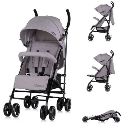 Chipolino Milano Poussette jusqu'à 22 kg, dossier réglable, pliable GRS Chipolino Milano Poussette jusqu'à 22 kg, dossier réglable, pliable GRS