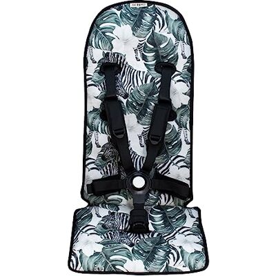 JYOKO KIDS Matelas 100% coton pour poussette et poussette compatible avec Bugaboo Butterfly (Zebra) JYOKO KIDS Matelas 100% coton pour poussette et poussette compatible avec Bugaboo Butterfly (Zebra)